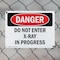 Signmission Do Not Enter X-Ray In Progress Danger Sign, Plastic, 10in W x 7in L, 2PK OS-2PACK-DS-P-710-L-2143 - alternate 7